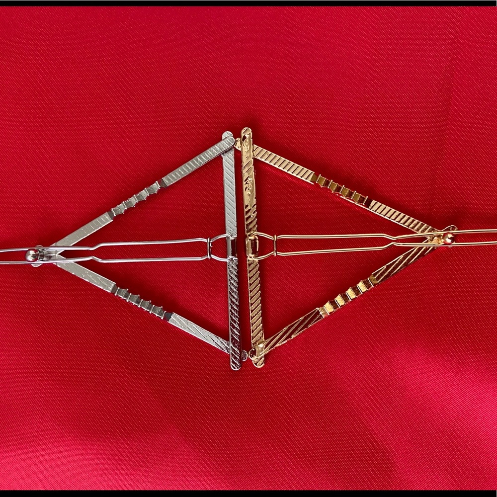 Triangle Metal Hair Clip - Picture 6 of 10